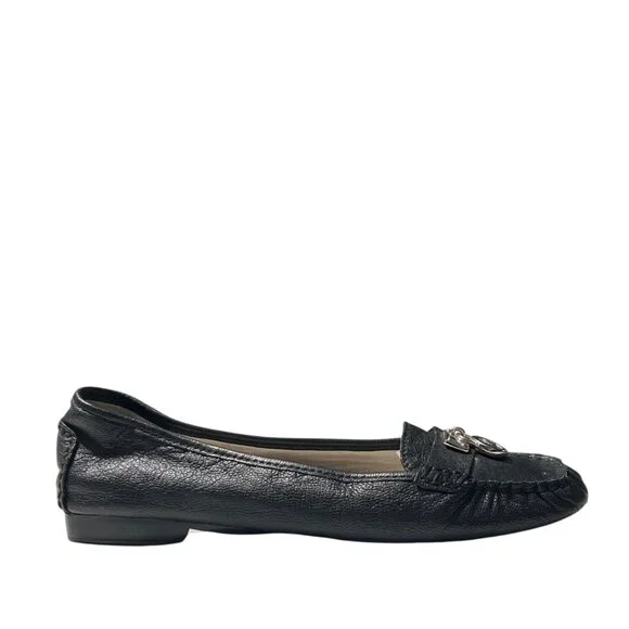 Michael Kors Black Leather Moccasin Loafers - Picture 9 of 9